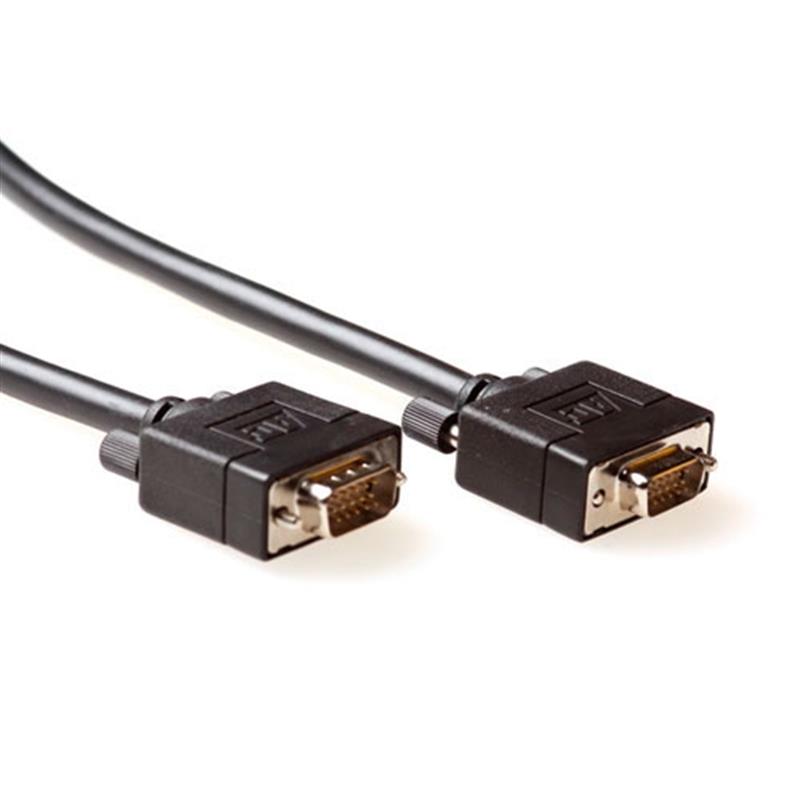 ACT AK4958 VGA kabel 0,5 m VGA (D-Sub) Zwart