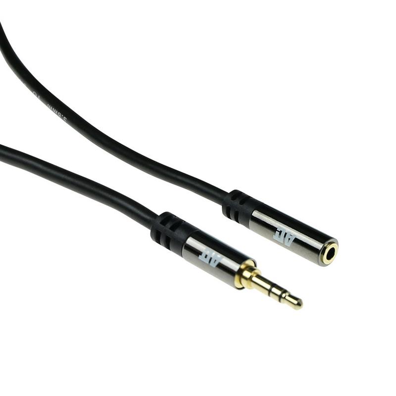ACT AK6250 audio kabel 2 m 3.5mm Zwart