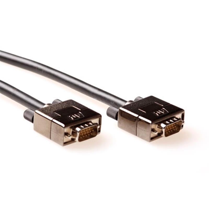 ACT AK9369 VGA kabel 10 m VGA (D-Sub) Zwart