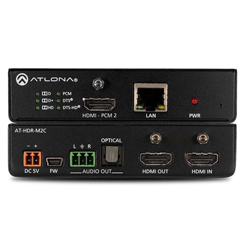 Atlona 4K Multi-channel naar two-channel converter
