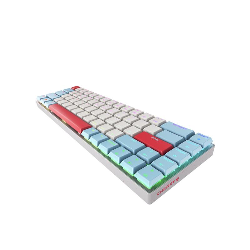 CHERRY MX-LP 2.1 Compact Wireless toetsenbord RF-draadloos + Bluetooth QWERTY Engels Wit