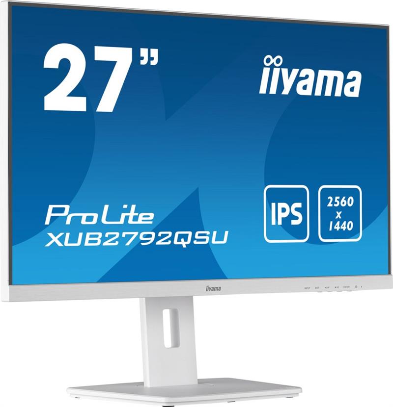 iiyama ProLite XUB2792QSU-W5 computer monitor 68,6 cm (27"") 2560 x 1440 Pixels Full HD LED Wit