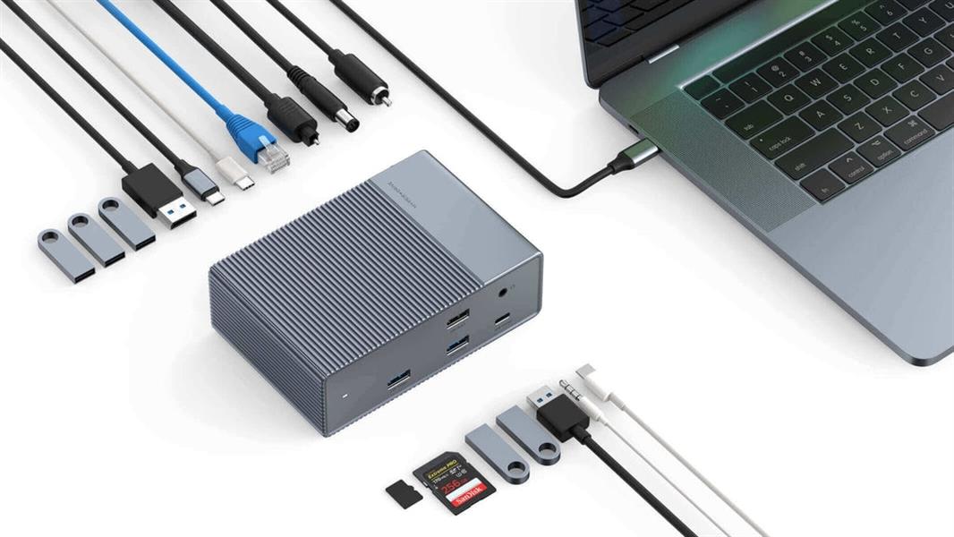 Targus HyperDrive GEN2 Thunderbolt 3 40000 Mbit/s Grijs