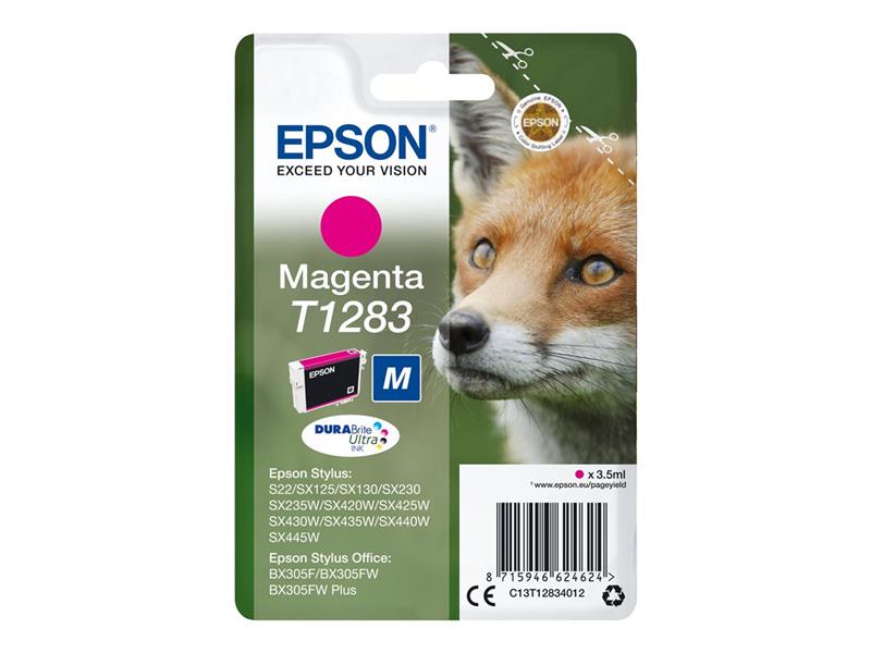 Epson Fox Singlepack Magenta T1283 DURABrite Ultra Ink