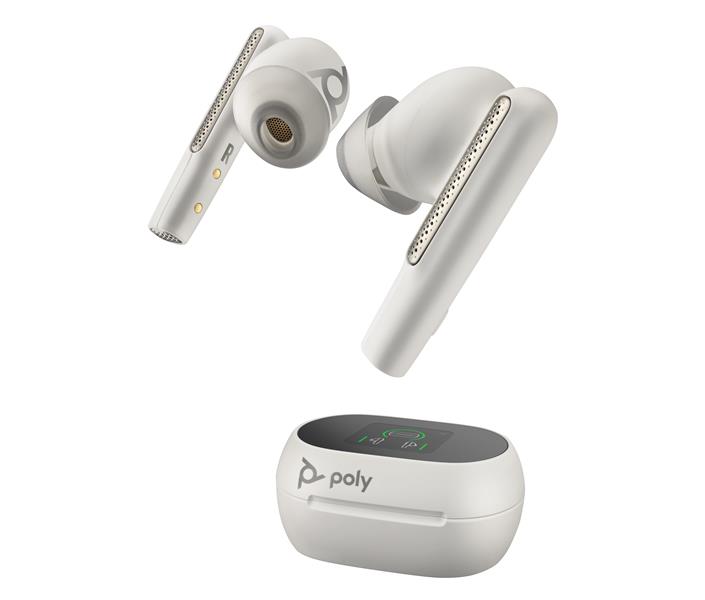 HP Poly Voyager Free 60+ UC Headset Draadloos In-ear Oproepen/muziek USB Type-A Bluetooth Wit