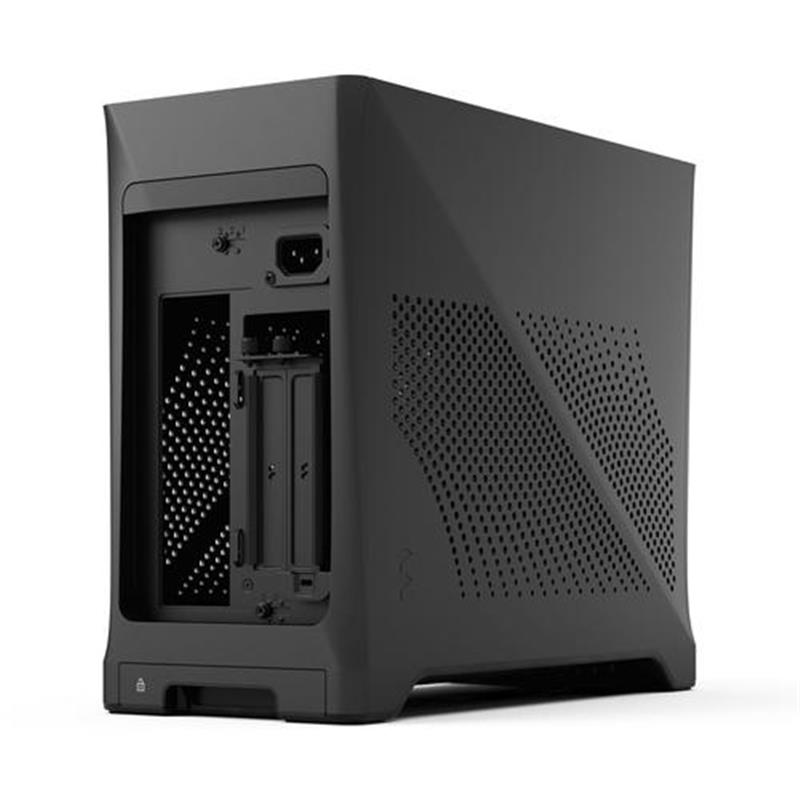 Fractal design Era 2 Charcoal mini ITX case Wooden top