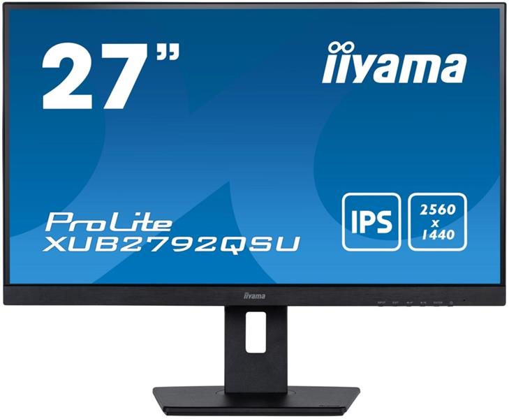 iiyama XUB2792QSU-B5 computer monitor 68,6 cm (27) 2560 x 1440 Pixels Full HD LED Zwart REFURBISHED