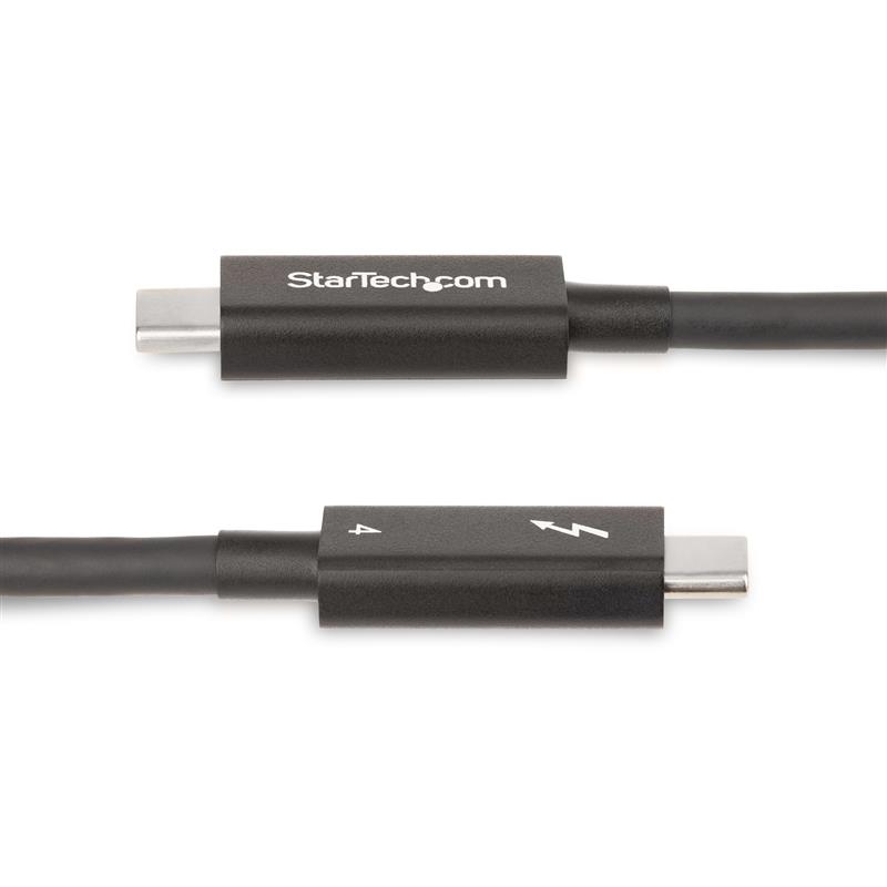 StarTech.com A40G2MB-TB4-CABLE Thunderbolt-kabel 2 m 40 Gbit/s Zwart
