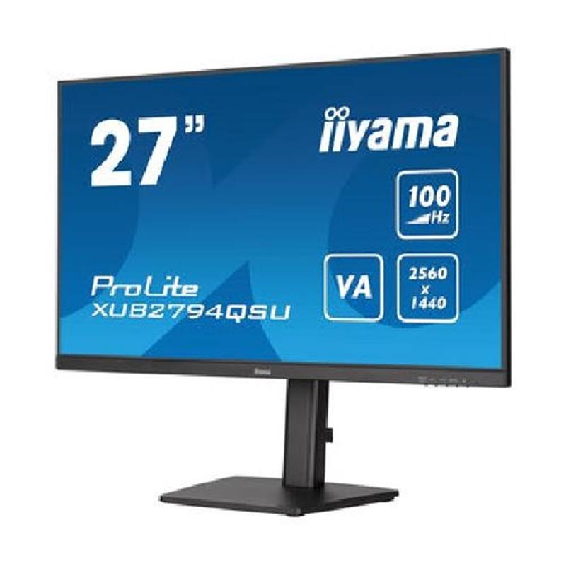 iiyama ProLite XUB2794QSU-B6 27""W LCD Business WQHD VA computer monitor 68,6 cm (27"")