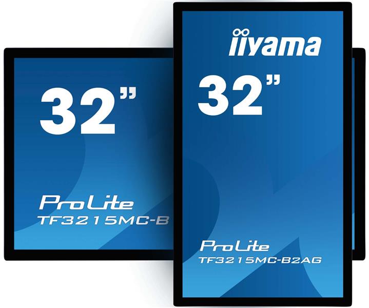 iiyama ProLite TF3215MC-B2AG computer monitor 80 cm (31.5"") 1920 x 1080 Pixels Full HD LED Touchscreen Kiosk Zwart