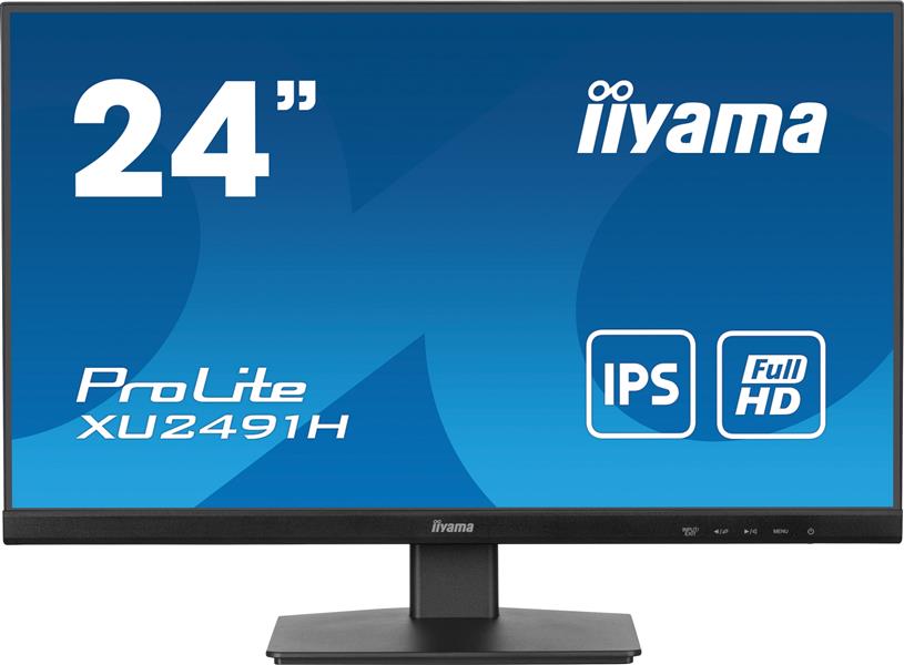 iiyama ProLite XU2491H-B1 computer monitor 60,5 cm (23.8"") 1920 x 1080 Pixels Full HD LED Zwart