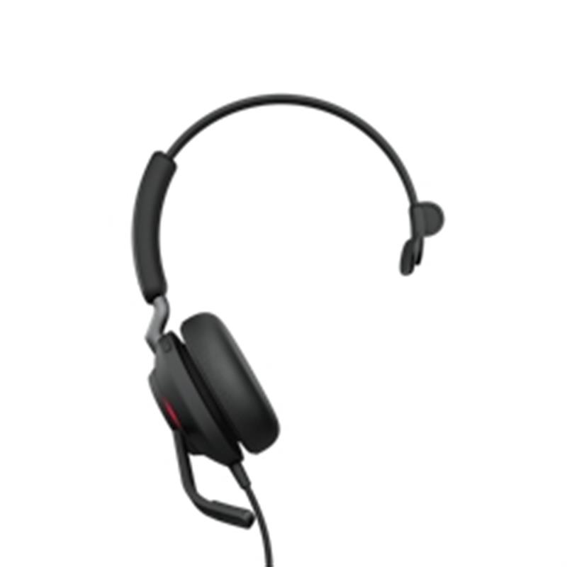Jabra Evolve2 40 SE Headset Bedraad Hoofdband Oproepen/muziek USB Type-A Zwart