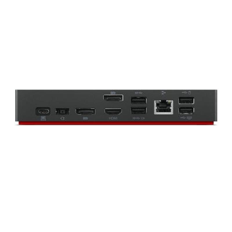 Lenovo ThinkPad Universal USB-C Dock Bedraad USB 3 2 Gen 1 3 1 Gen 1 Type-C Zwart