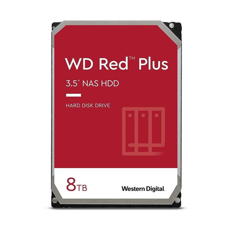 Western Digital RED Plus NAS HDD 8TB 3 5 SATA3 7200 RPM 210 MB s