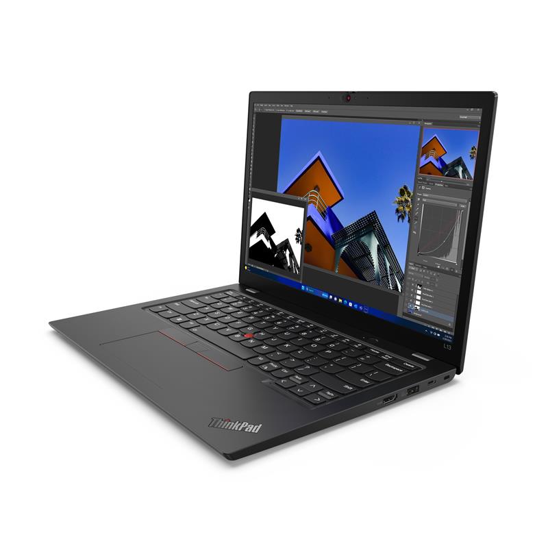 Lenovo ThinkPad L13 Intel Core Ultra 7 155U Laptop 33,8 cm (13.3"") WSXGA 16 GB LPDDR5-SDRAM 512 GB SSD Wi-Fi 6E (802.11ax) Windows 11 Pro Zwart