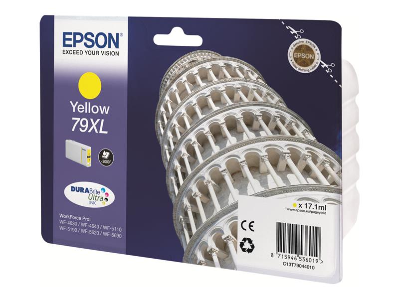 Epson Tower of Pisa Singlepack Yellow 79XL DURABrite Ultra Ink