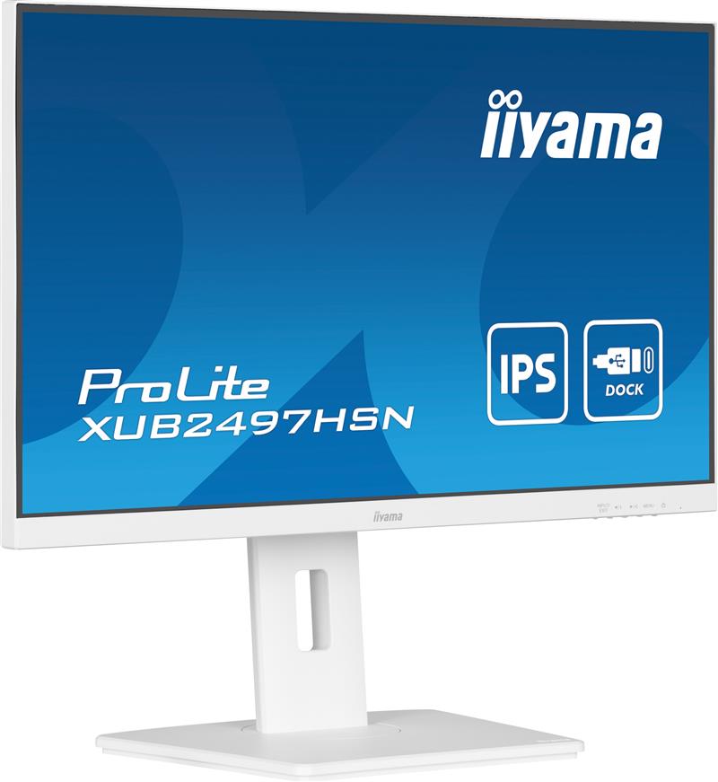 iiyama ProLite XUB2497HSN-W2 computer monitor 60,5 cm (23.8"") 1920 x 1080 Pixels Full HD LED Wit