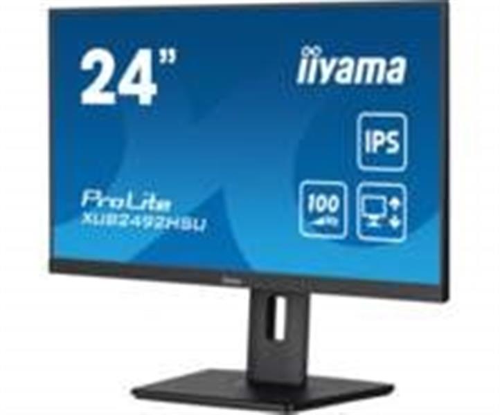 iiyama XUB2492HSU-B6 computer monitor 60,5 cm (23.8"") 1920 x 1080 Pixels Full HD LED Zwart