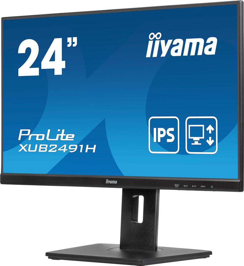 iiyama ProLite XUB2491H-B1 computer monitor 60,5 cm (23.8"") 1920 x 1080 Pixels Full HD LED Zwart