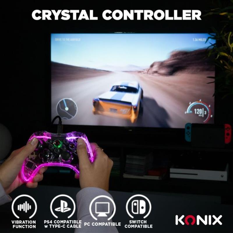 Konix KX SW WIRELESS CRYSTAL GAMEPAD