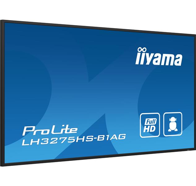 iiyama ProLite Digitale signage flatscreen 81,3 cm (32"") LCD Wifi 500 cd/m² Full HD Zwart Type processor Android 11 24/7