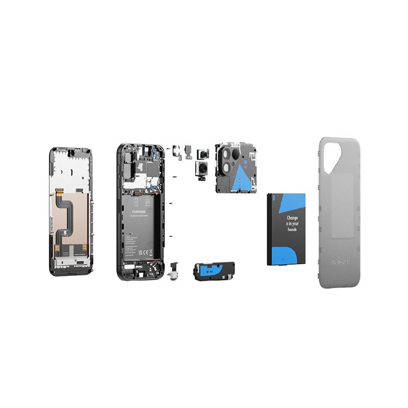 Fairphone 5 16,4 cm (6.46"") Dual SIM Android 13 5G USB Type-C 8 GB 256 GB 4200 mAh Transparant