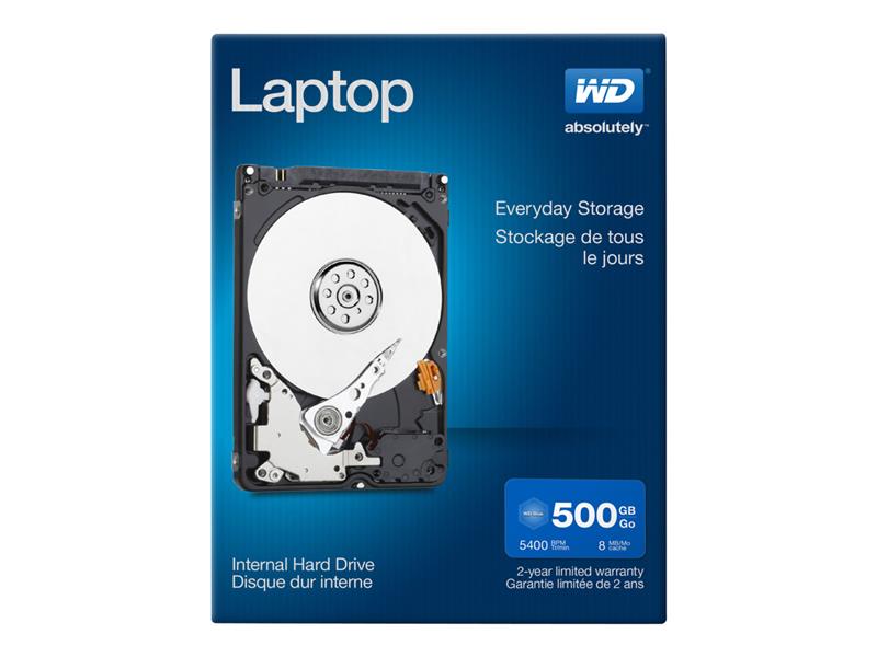 WD Laptop Mainstream HDD 500GB Retail