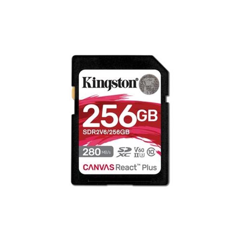 KINGSTON 256GB Canvas React Plus SDXC