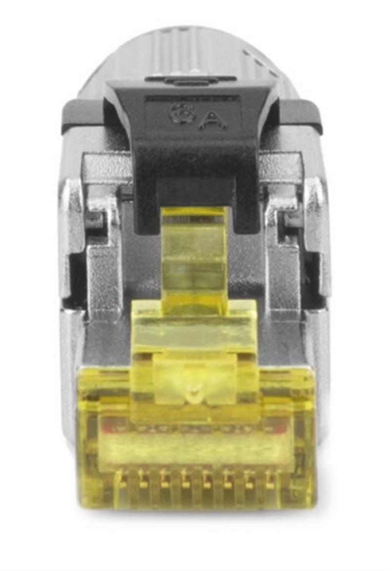 ACT Field termination plug RJ45 CAT6A shielded, toolless, 4PPoE 100W