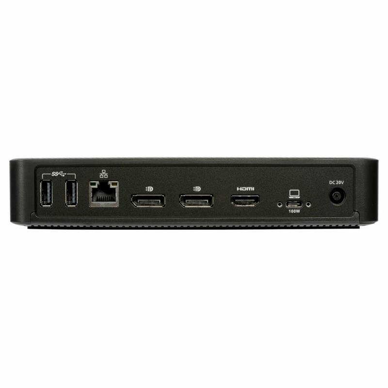 Targus DOCK460EUZ laptop dock & poortreplicator Bedraad USB4 Zwart