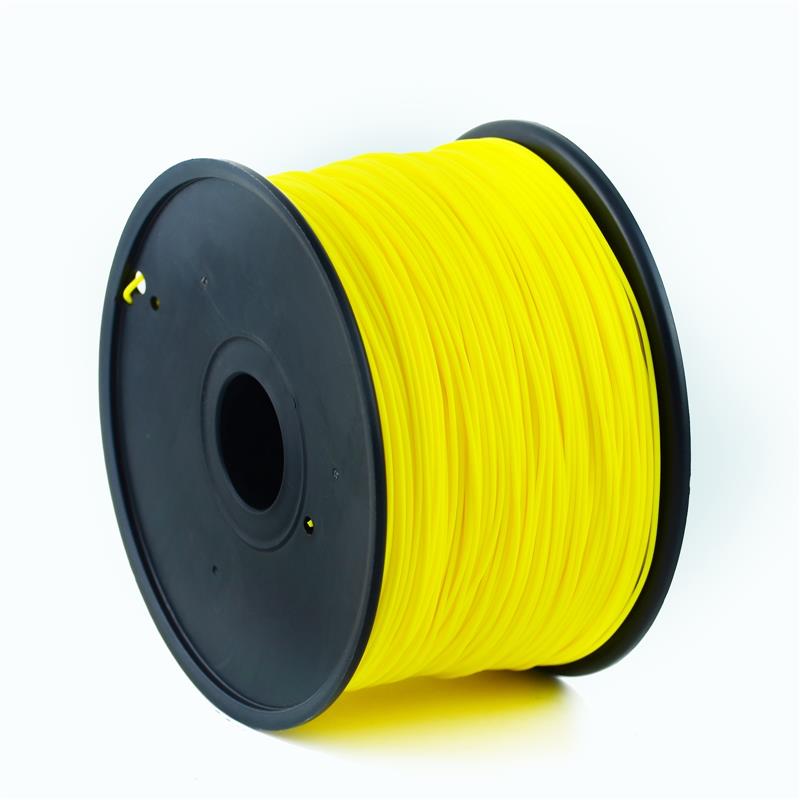PLA plastic filament voor 3D printers 3 mm diameter geel