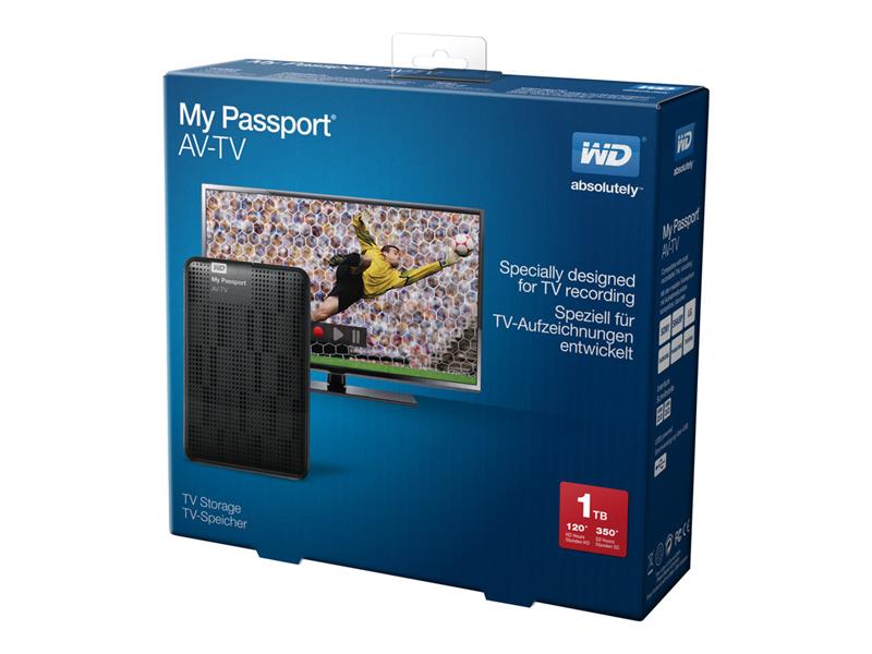 WD MY Passport AV-TV 1TB TV Storage
