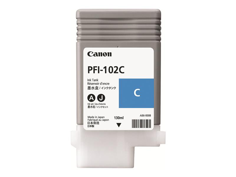 Canon PFI-102C Origineel Cyaan