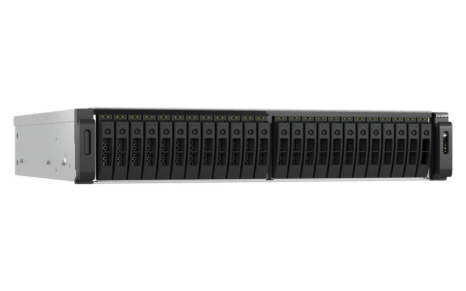 QNAP TS-H3077AFU-R5-32G data-opslag-server NAS Rack (2U) AMD Ryzen™ 5 32 GB DDR5 Zwart, Metallic