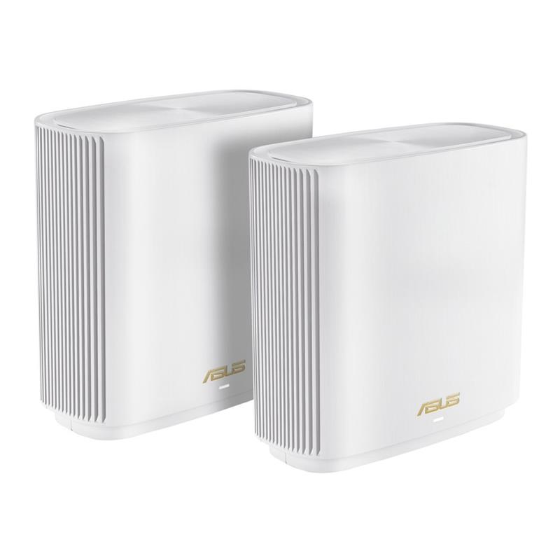 ASUS ZenWiFi AX (XT9) AX7800 2er Set Weiß Tri-band (2.4 GHz / 5 GHz / 5 GHz) Wi-Fi 6 (802.11ax) Wit 4 Intern