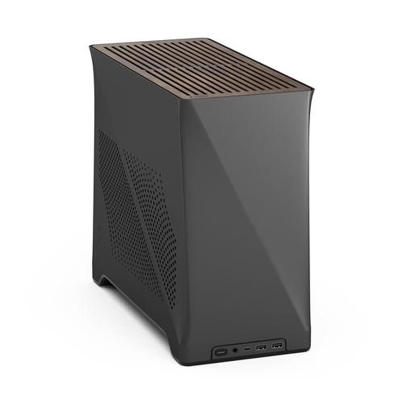 Fractal design Era 2 Charcoal mini ITX case Wooden top