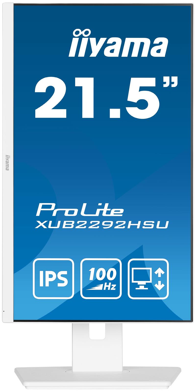 iiyama ProLite XUB2292HSU-W6 computer monitor 54,6 cm (21.5"") 1920 x 1080 Pixels Full HD LED Wit