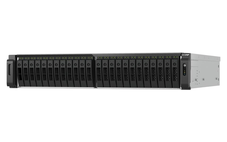 QNAP TS-H3077AFU-R5-32G data-opslag-server NAS Rack (2U) AMD Ryzen™ 5 32 GB DDR5 Zwart, Metallic