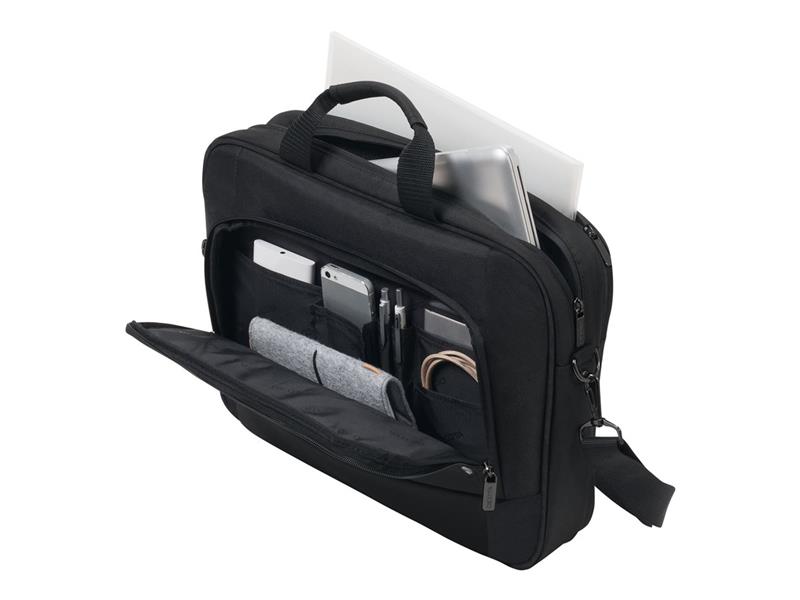 Dicota Eco Top Traveller BASE notebooktas 43 9 cm 17 3 Tas met bovensluiting Zwart