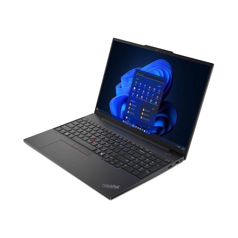 Lenovo ThinkPad E16 Intel Core Ultra 5 125U Laptop 40,6 cm (16"") WUXGA 16 GB DDR5-SDRAM 512 GB SSD Wi-Fi 6E (802.11ax) Windows 11 Pro Zwart