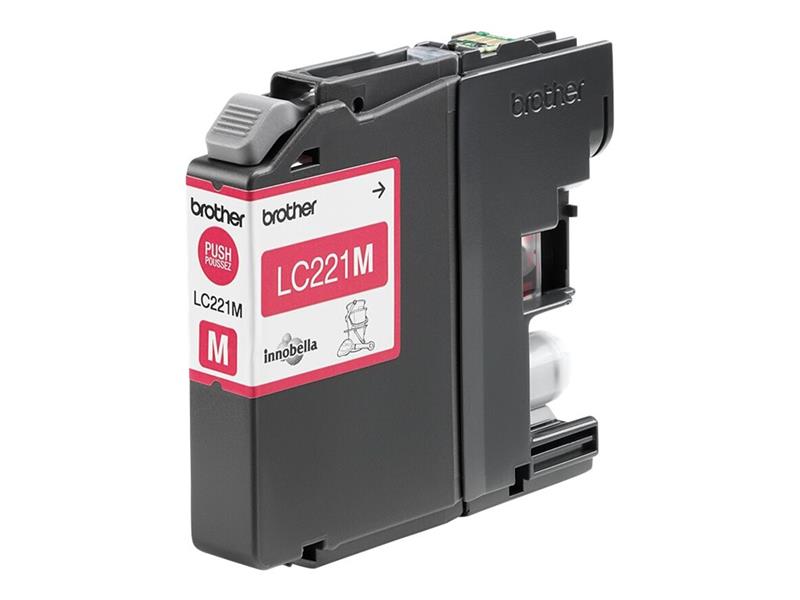 Brother LC-221M inktcartridge Origineel Magenta 1 stuk(s)