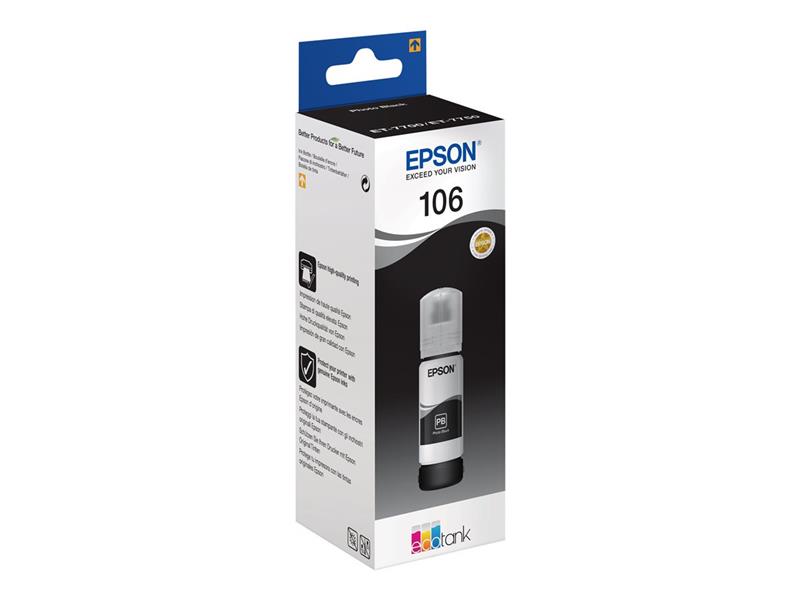 Epson 106 EcoTank Photo Black ink bottle