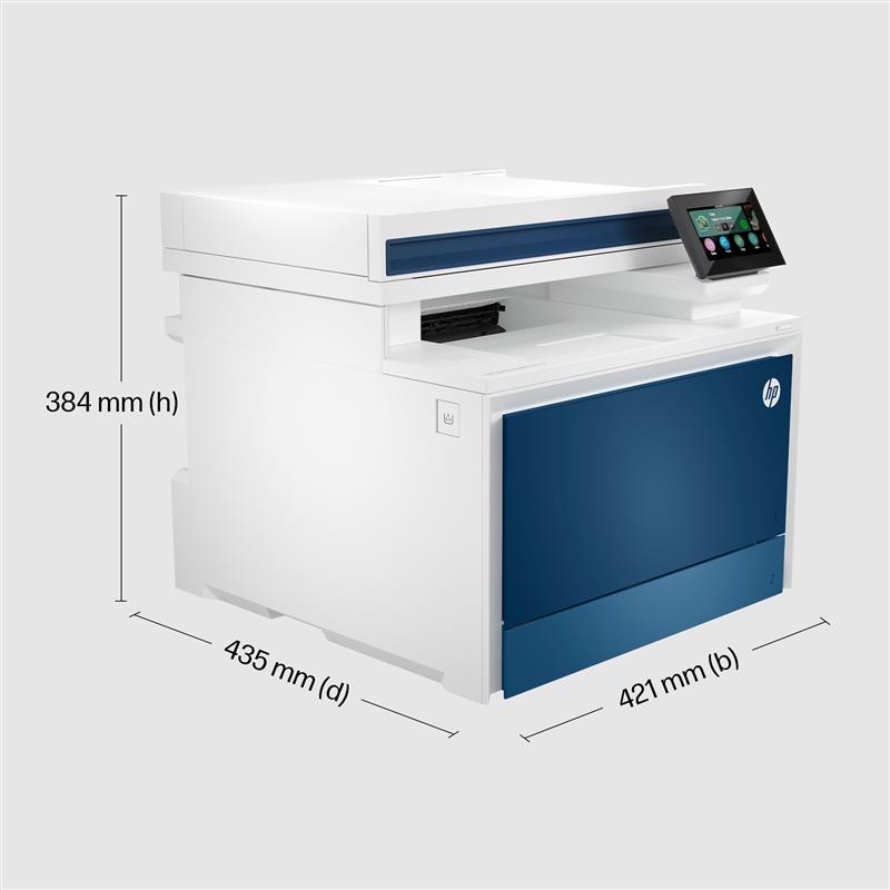 HP Color LaserJet Pro MFP 4302fdw printer, Kleur, Printer voor Kleine en middelgrote ondernemingen, Printen, kopiëren, scannen, faxen, Draadloos; Prin