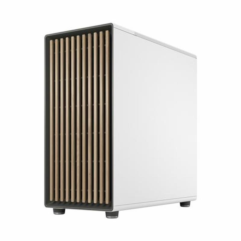 Fractal Design North XL Chalk White E- ATX Large Size Mid Tower 1xUSB 3 1 Gen 2 Type-C 2xUSB 3 0 Audio Mic Wood Front Mesh Side 503 x 240 x 509 mm 3 x