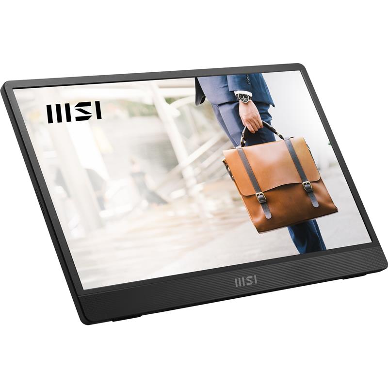 MSI Pro MP161 E2 Zwart 39,6 cm (15.6"") LED 1920 x 1080 Pixels