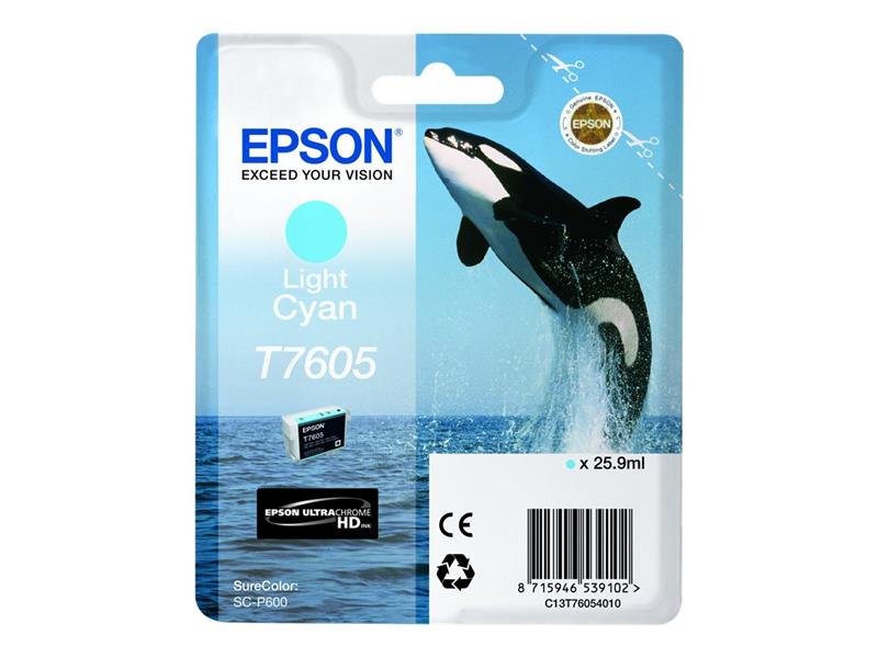 Epson T7605 lichtcyaan