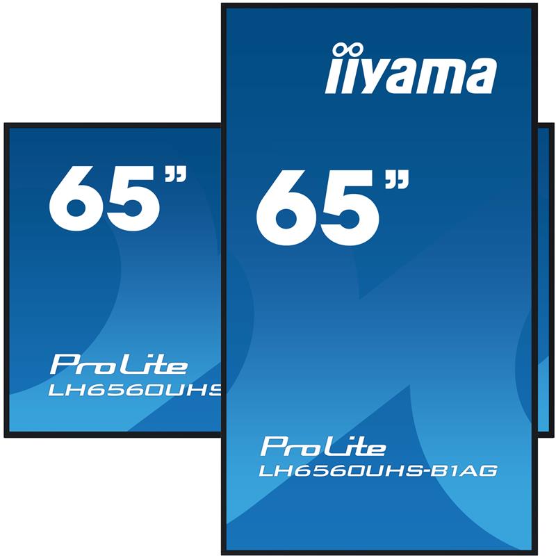 iiyama PROLITE Digitaal A-kaart 165,1 cm (65"") LED Wifi 500 cd/m² 4K Ultra HD Zwart Type processor Android 11 24/7