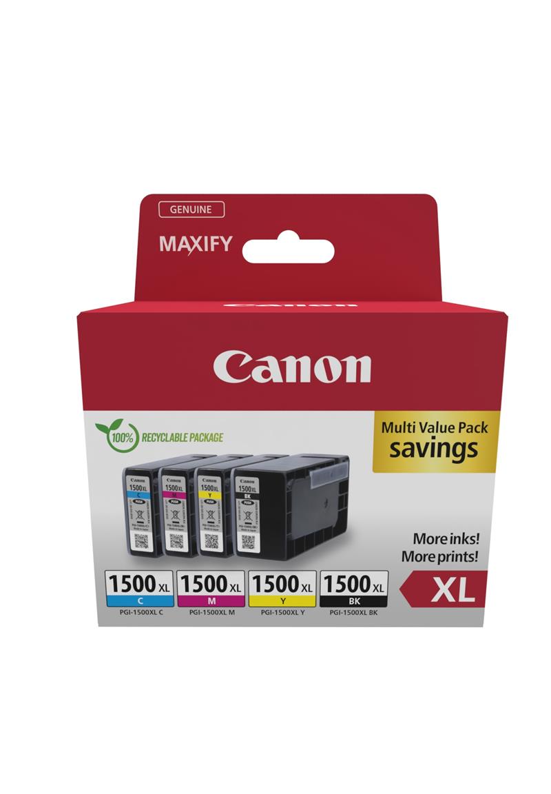 Canon 9182B010 inktcartridge 4 stuk(s) Origineel Hoog (XL) rendement Zwart, Cyaan, Magenta, Geel