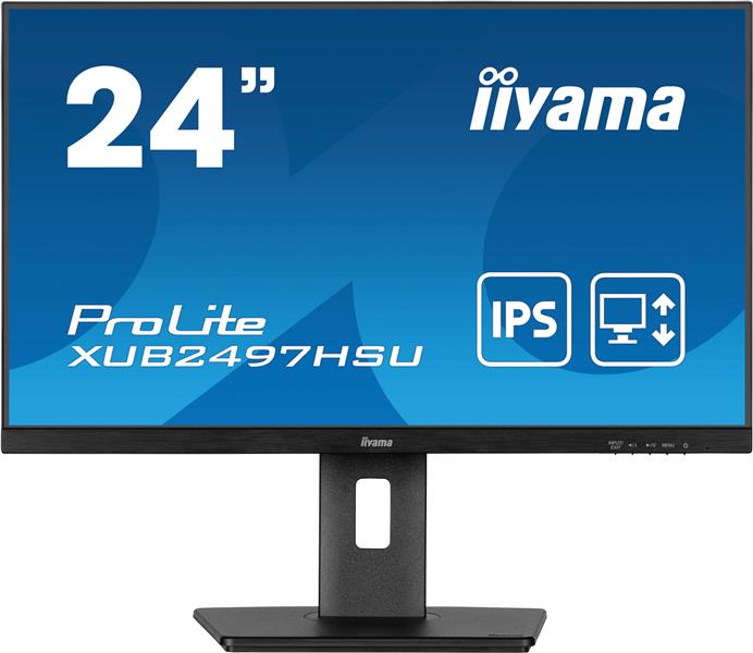 iiyama XUB2497HSU-B2 computer monitor 60,5 cm (23.8"") 1920 x 1080 Pixels Full HD LED Zwart