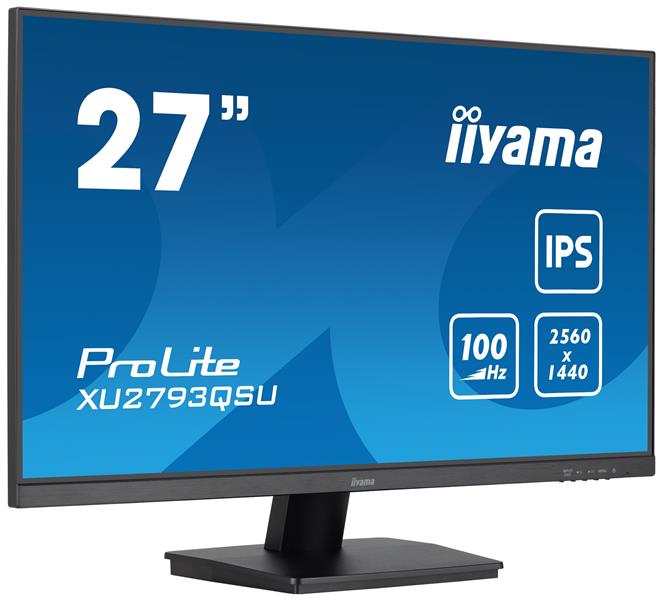 iiyama ProLite XU2793QSU-B7 LED display 68,6 cm (27"") 2560 x 1440 Pixels Wide Quad HD Zwart